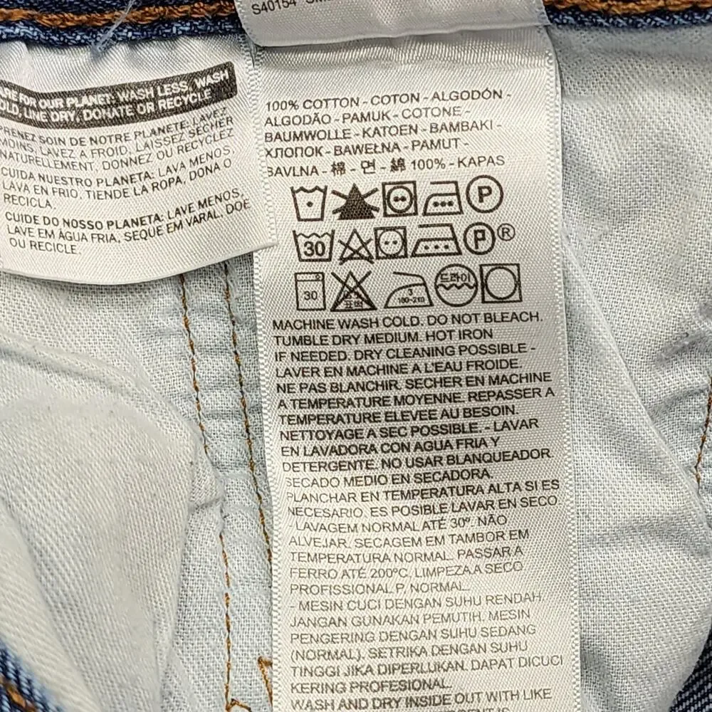 Vintage Levi's 501 Jeans Mens W40 L30.5* Blue Distressed Button Fly Straight Leg